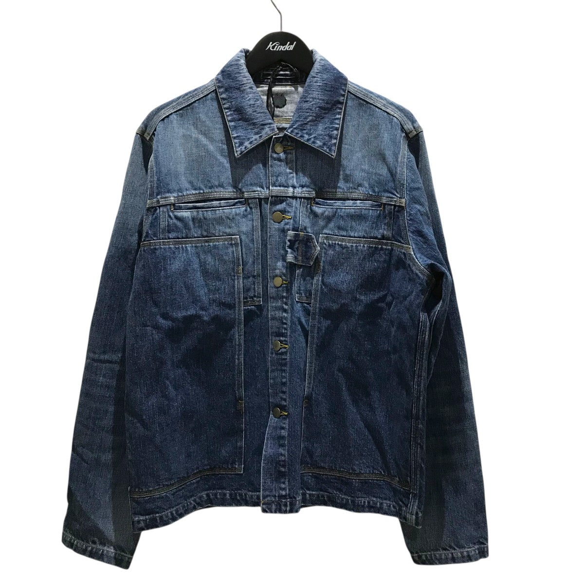 最終値下げ！【定価9万】OVERCOAT カーゴポケットデニムシャツジャケット OUAT(オーユーエーティー) 【CARGO JACKET】デニムジャケット