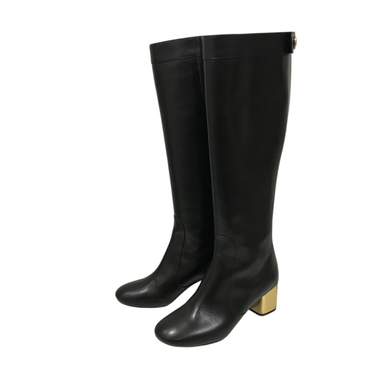 セリーヌ CELINE ロングブーツ 36.5 CELINE(セリーヌ) ロングブーツ ブラック サイズ 36.5｜【公式