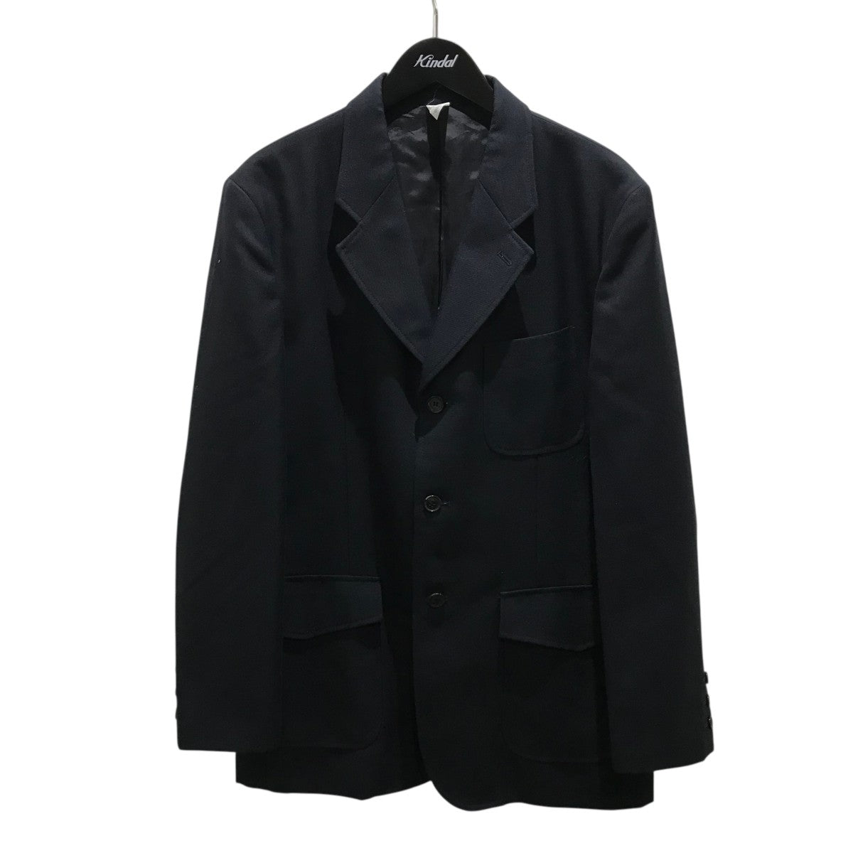 美品/comme des garcons SHIRT/テーラードジャケット COMME des GARCONS コムデギャルソン SHIRT フランス製 W22157 3B ステッチ テーラードジャケット ネイビー系  S美品中古
