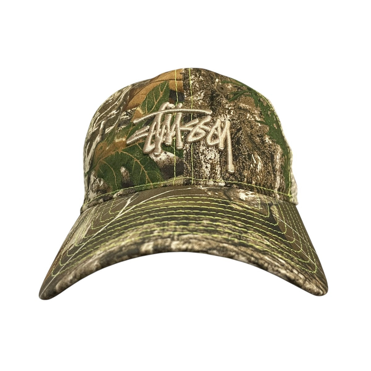 New Era×stussy メッシュキャップ 1311126 1311126 ベージュ×グリーン