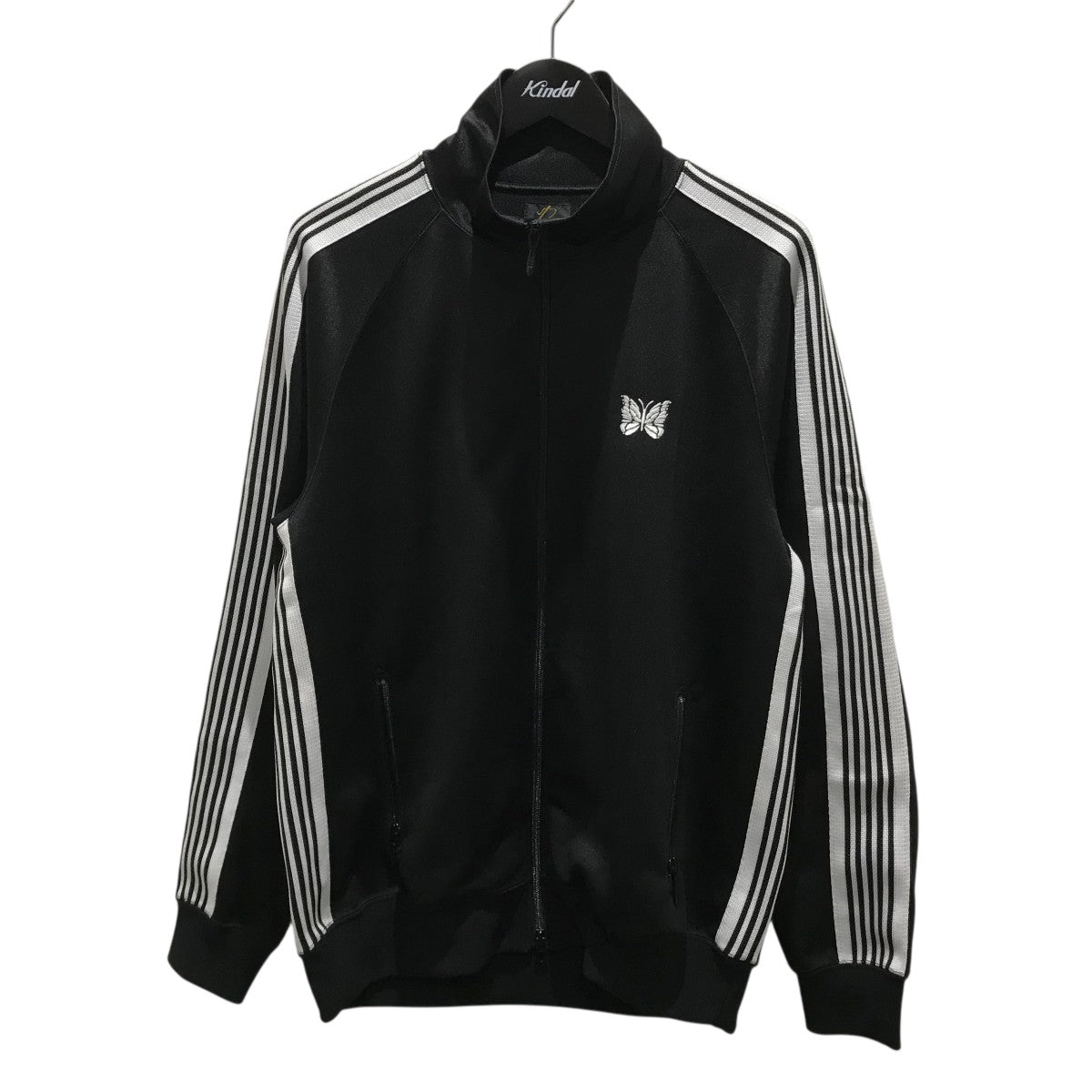 トラックジャケット　M ブラック　ブルー　ホワイト　needles 10