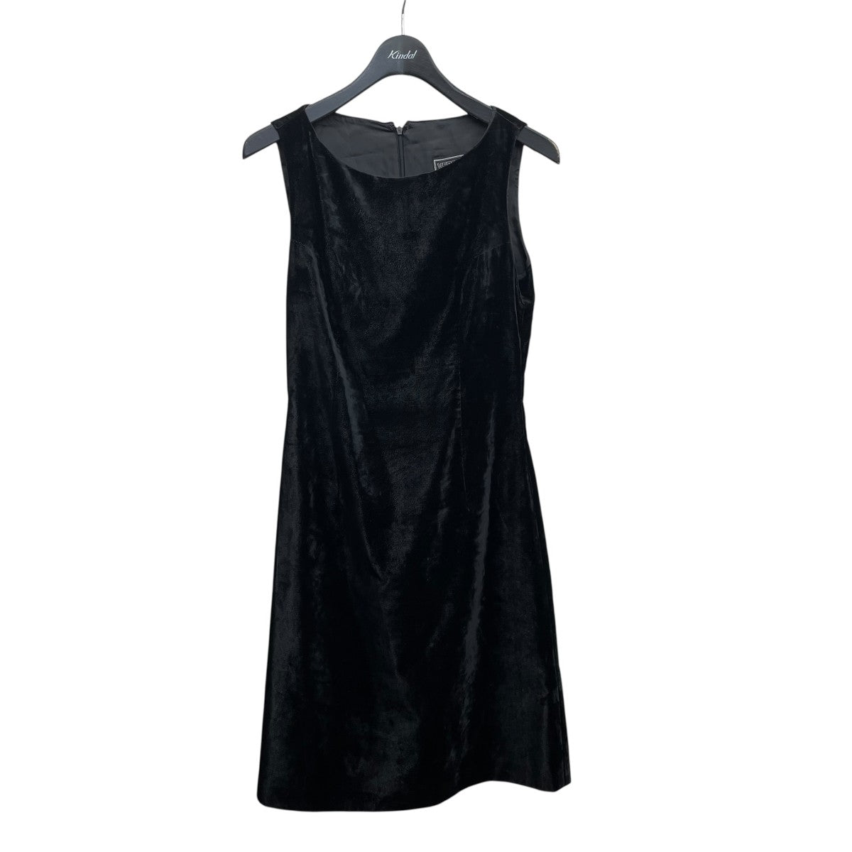 ベロアノースリーブワンピース