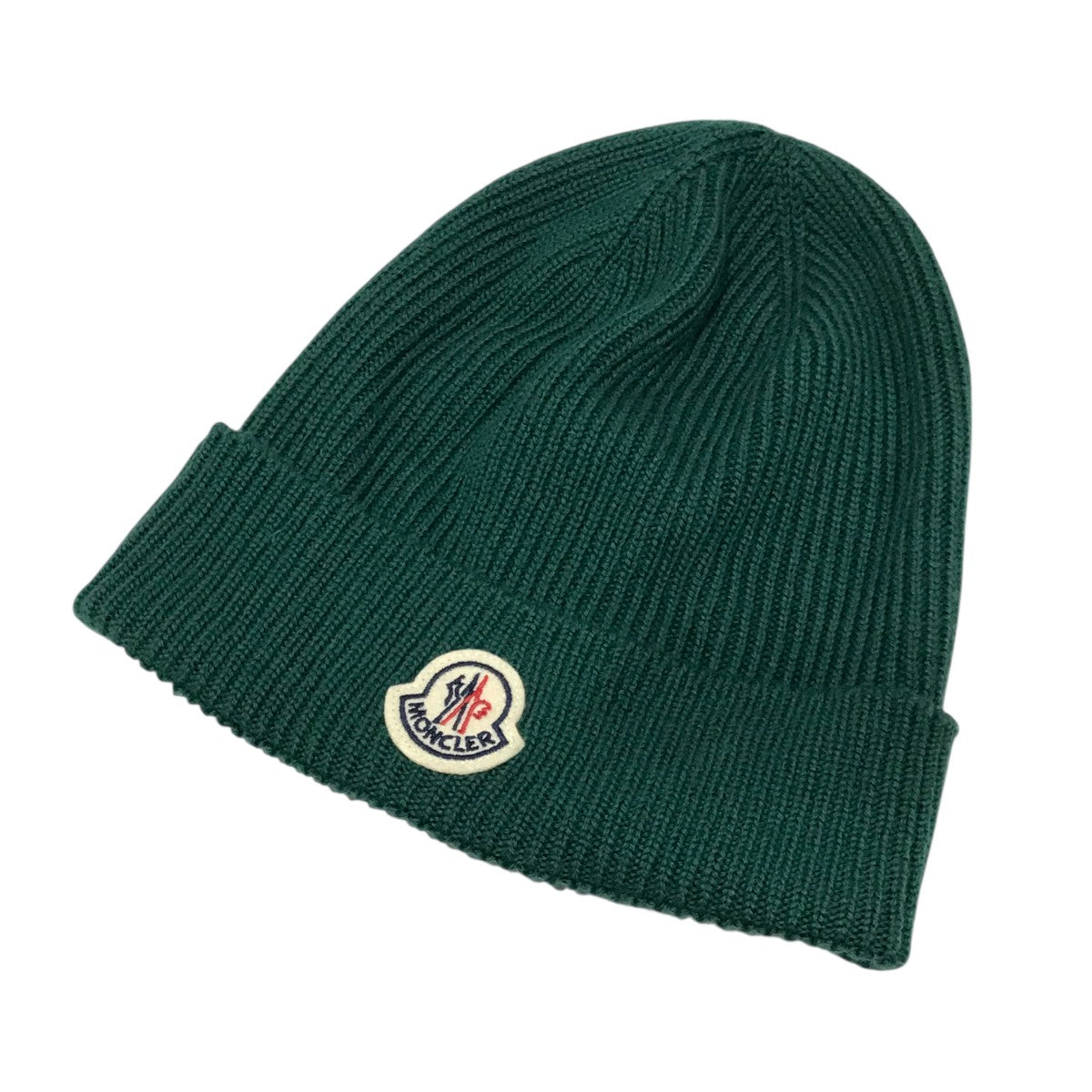 MONCLER BERRETTO TRICOT ワッペン付 リブニットキャップ MONCLER BERRETTO TRICOT ワッペン付 リブニットキャップ 楽天