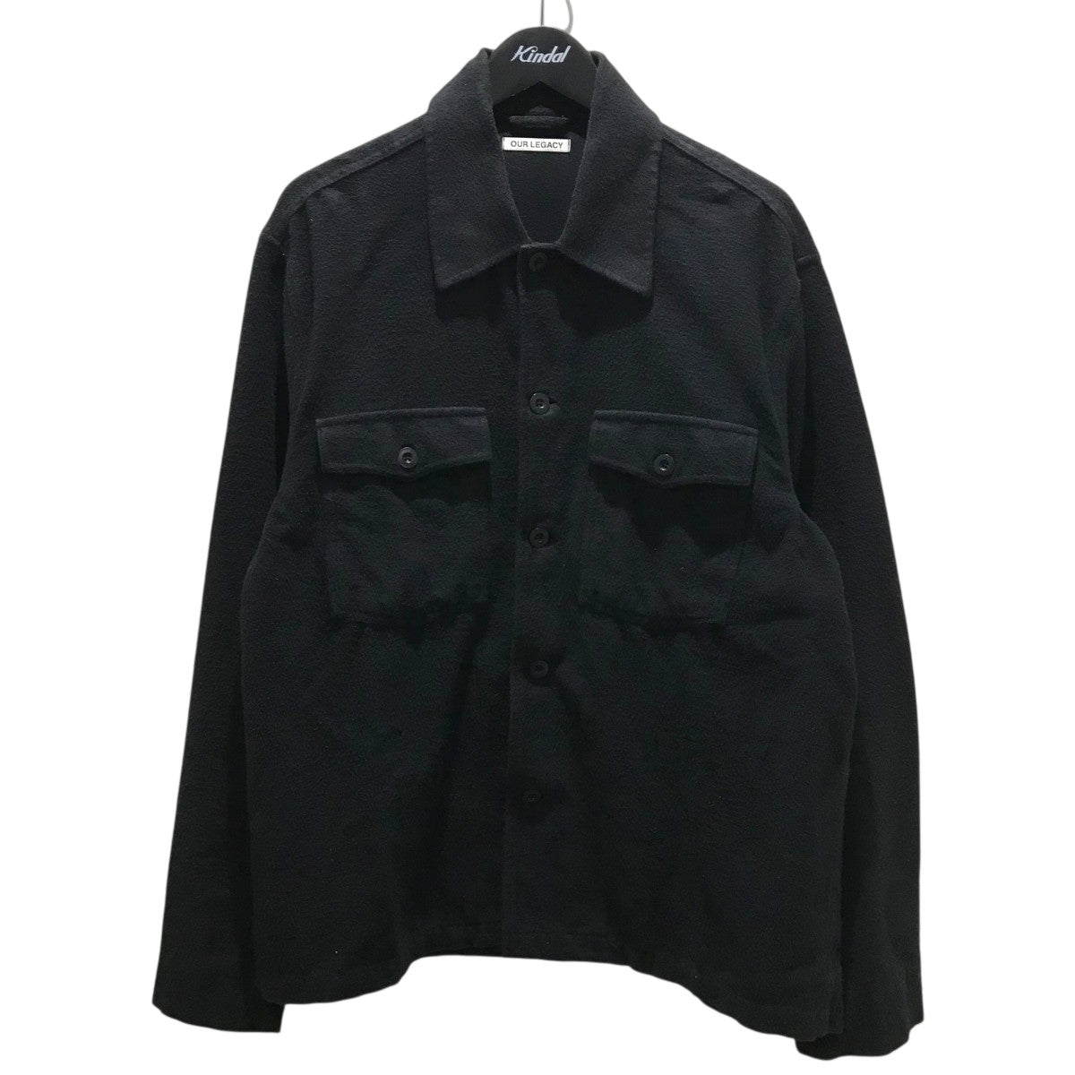 OUR LEGACY(アワーレガシー) 【EVENING COACH JACKET BLACK BRUSHED