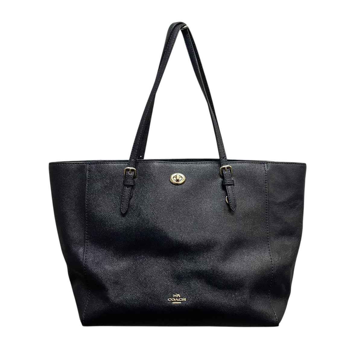 COACH(コーチ) レザートートバッグ57443 57443 ネイビー｜【公式