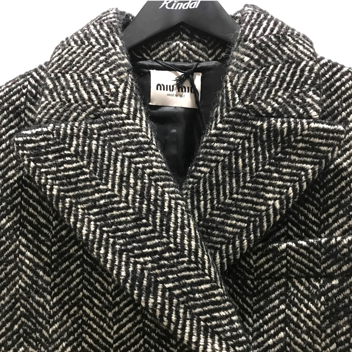 MIU MIU ダブルプレストジャケットMH1888 古着・中古-3枚目のアイテム画像