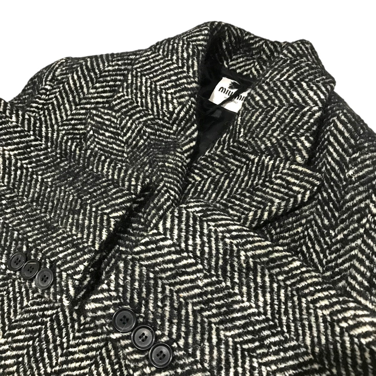 MIU MIU ダブルプレストジャケットMH1888 古着・中古-5枚目のアイテム画像