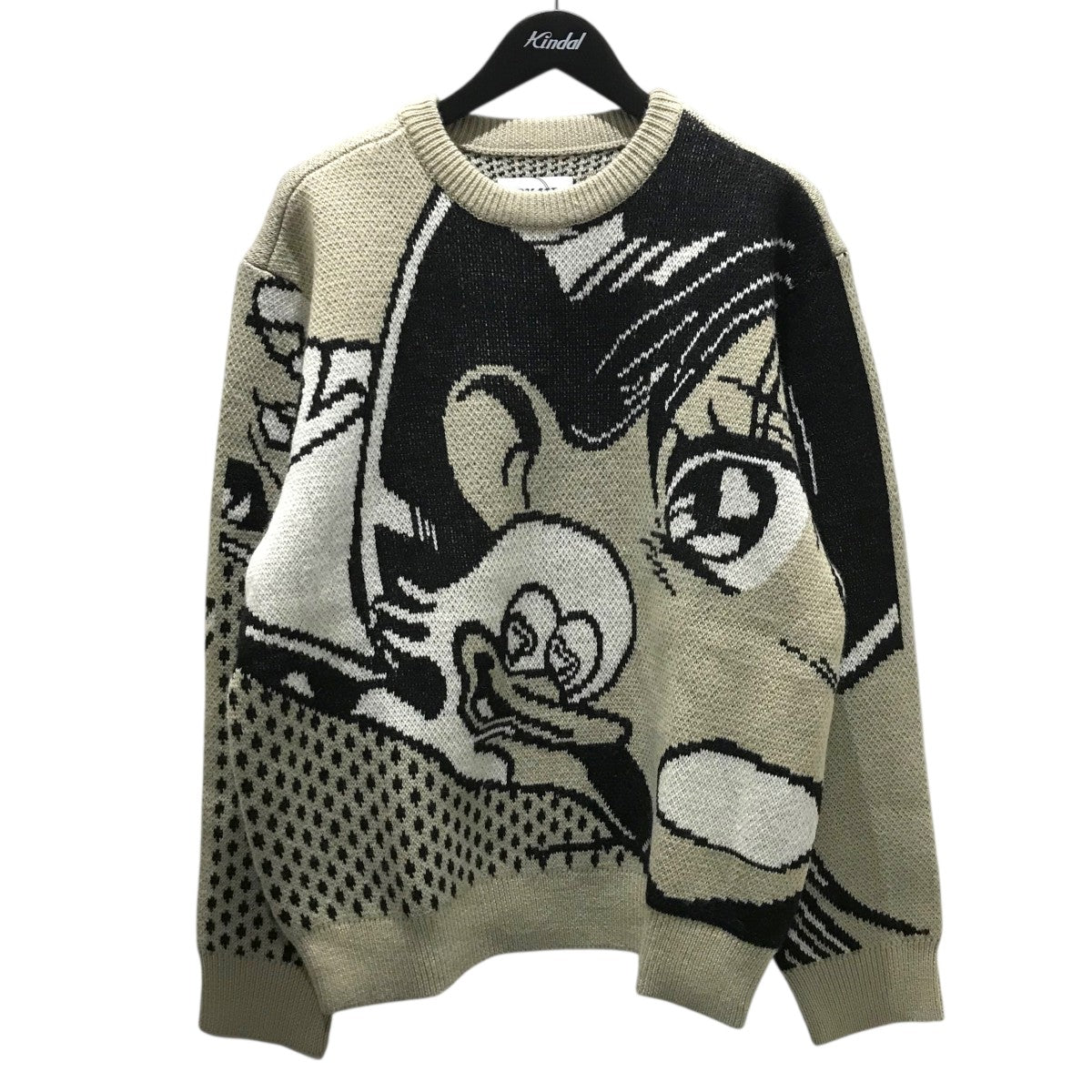 PALACE(パレス) 【Rear View Knit 】リアビューニット アイボリー