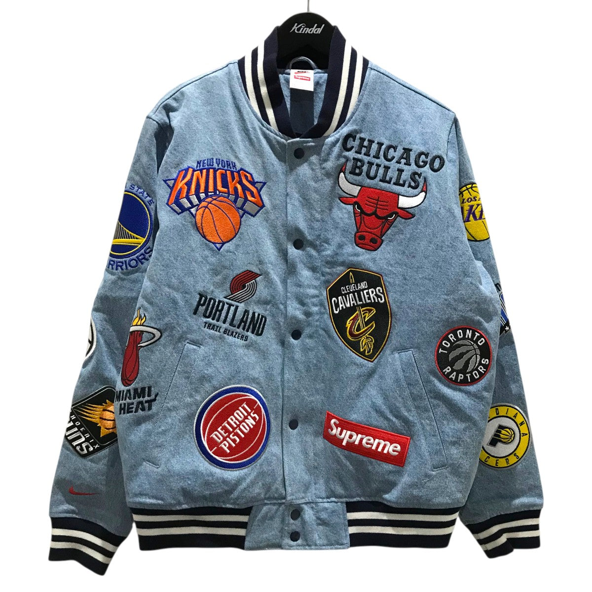 【NBA Denim Warm-Up Jacket】ウォームアップジャケットAO3632-440