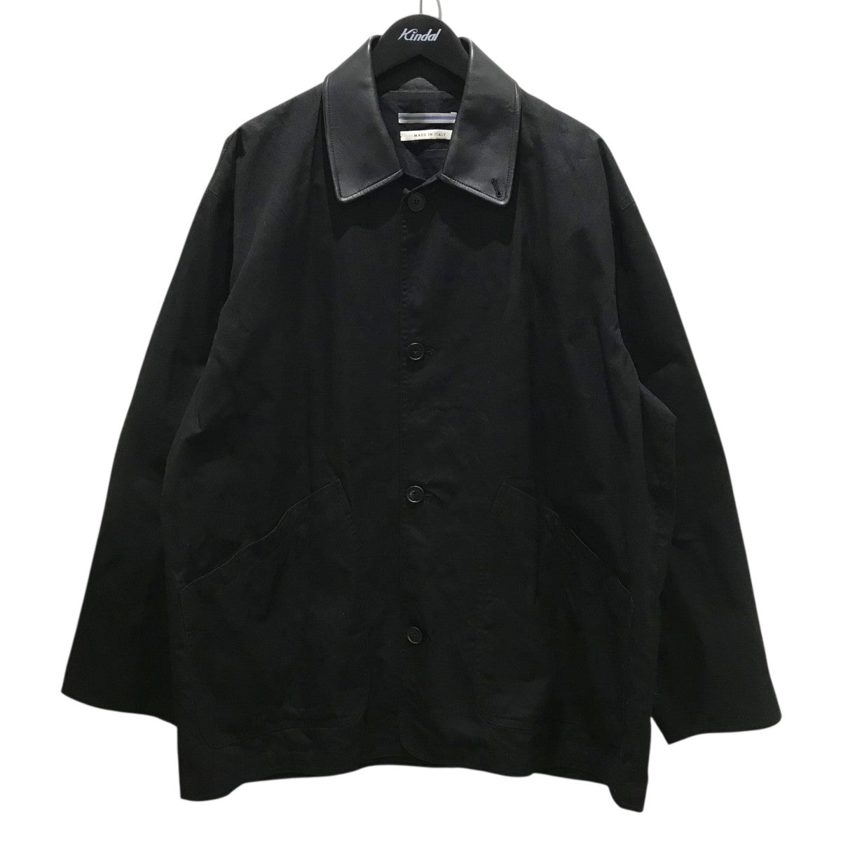 ジャケット・アウター OVERSIZED BLOUSON WITH LEATHER PATCH Cristaseya(クリスタセヤ) 【OVERSIZED BLOUSON WITH LEATHER PATCH