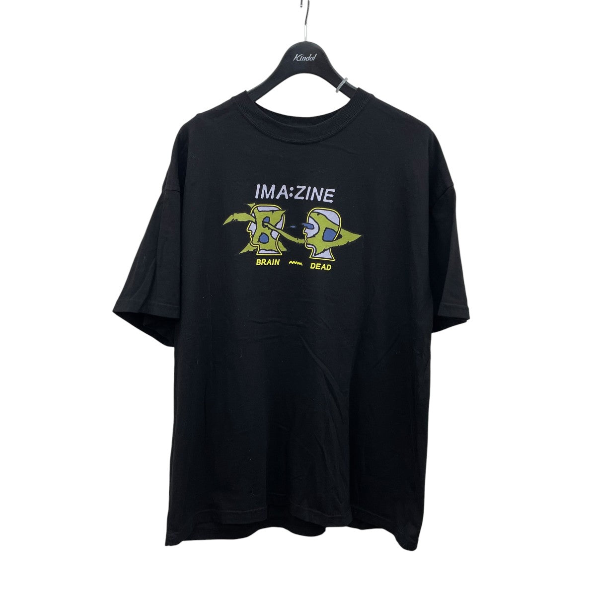 BRAIN DEAD IMA:ZINE Tシャツ BRAIN DEAD×IMA：ZINE IMA：ZINE LOGO HEAD TEEプリントTシャツ