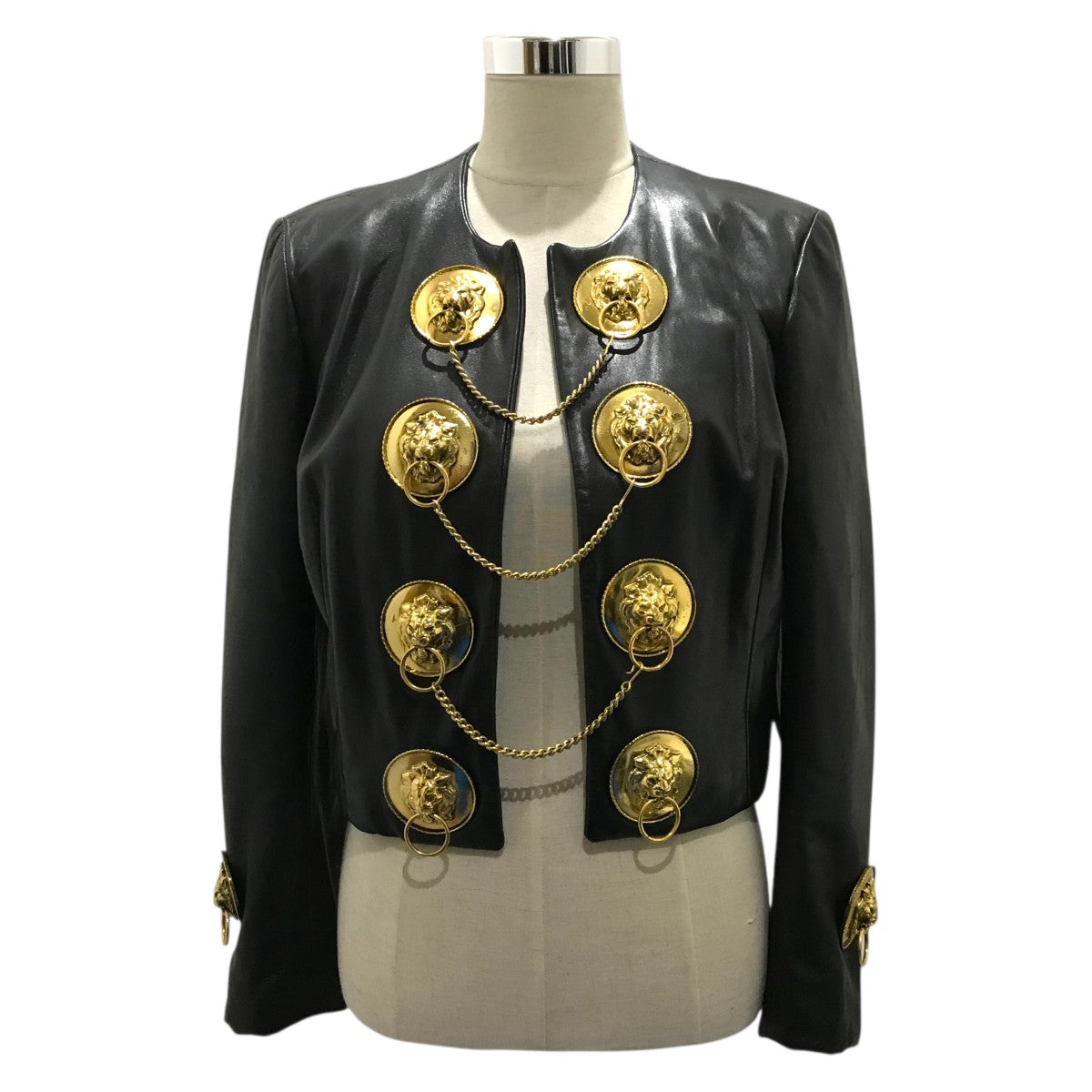 MOSCHINO(モスキーノ) ライオンパーツレザージャケット48209 48209