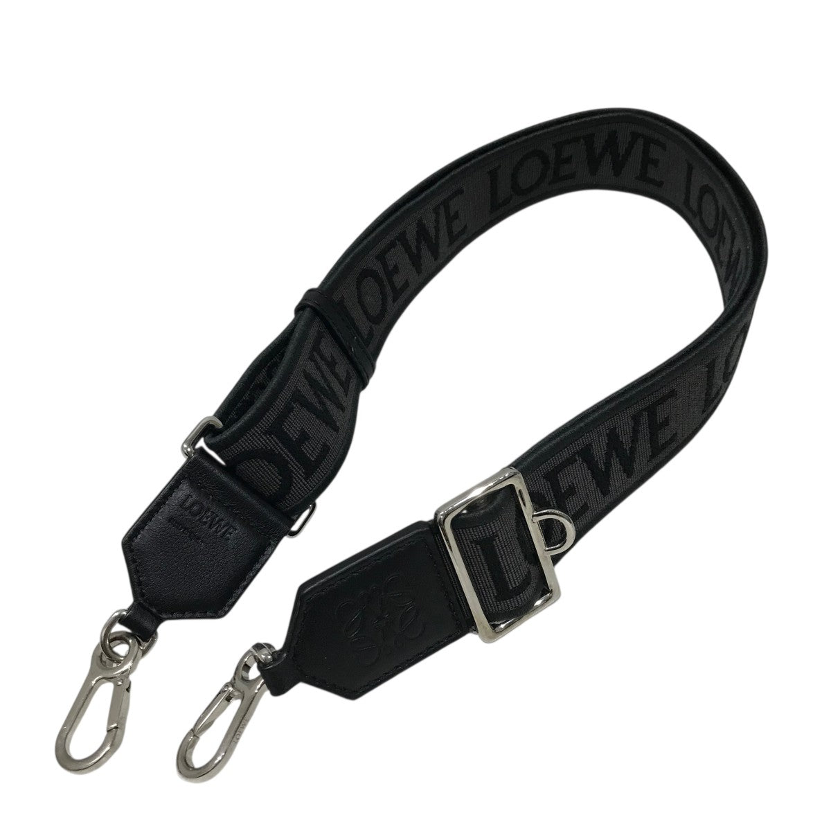 LOEWE(ロエベ) アナグラムストラップショルダーストラップ ブラック