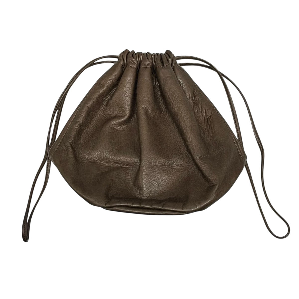 SOFT LEATHER DRAWSTRING BAG巾着バッグ