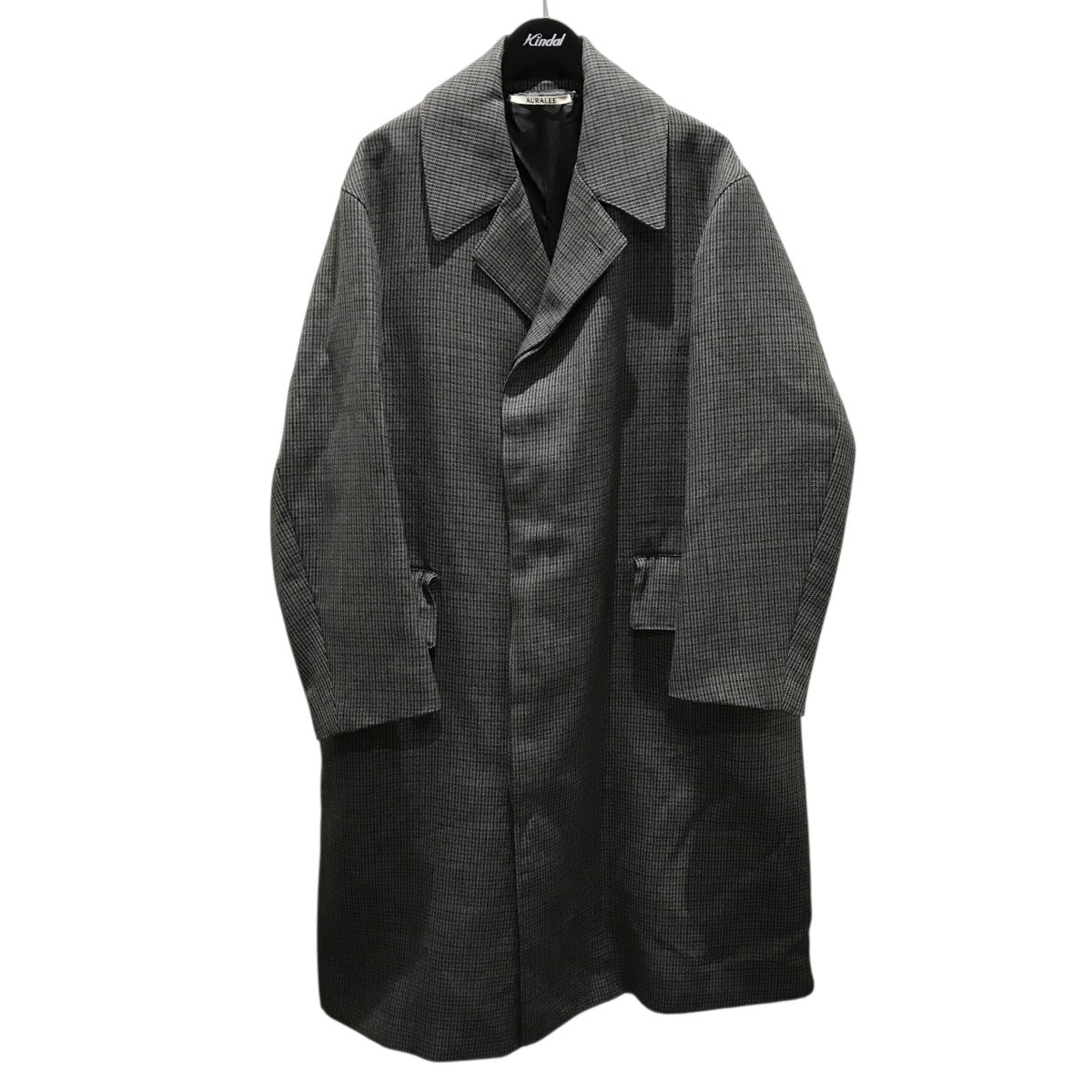 AURALEE(オーラリー) 【DOUBLE FACE CHECK LONG COAT】ダブルフェイス