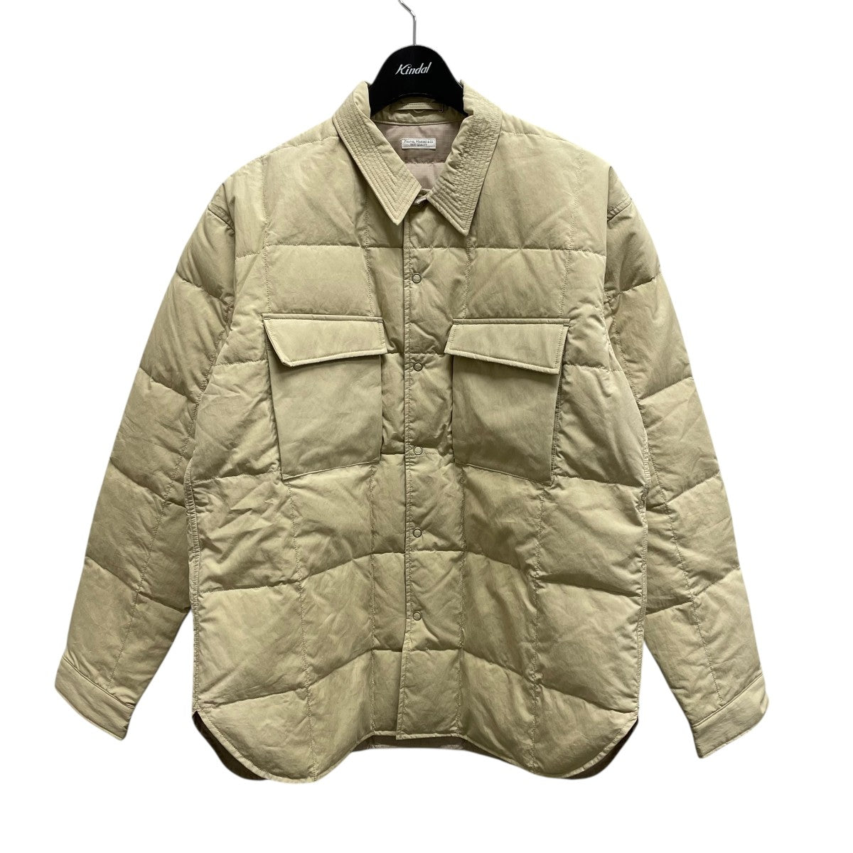 PHIGVEL MAKERS(フィグベルメイクス) DOWN SHIRTキルティングシャツ