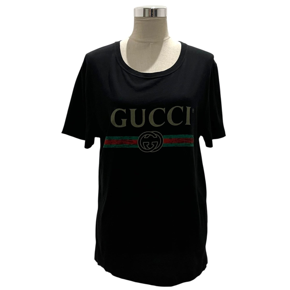 GUCCI(グッチ) 【Washed Oversized T-Shirt】ウォッシュドロゴTシャツ