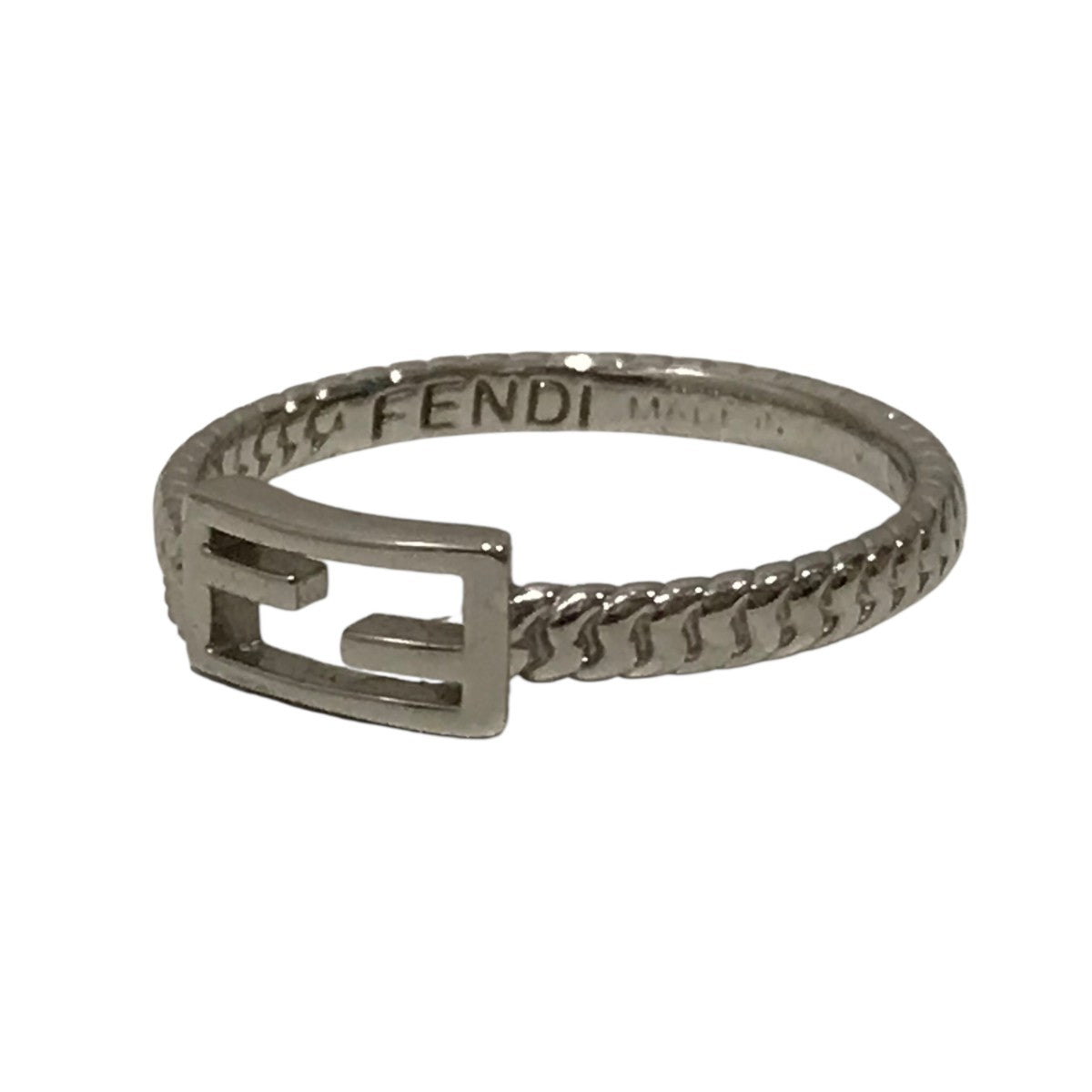 【美品】　フェンディ　バゲット　リング　シルバー　アクセサリー　11号　334 7AJ895B08F0TH0_02?wid=2000&hei