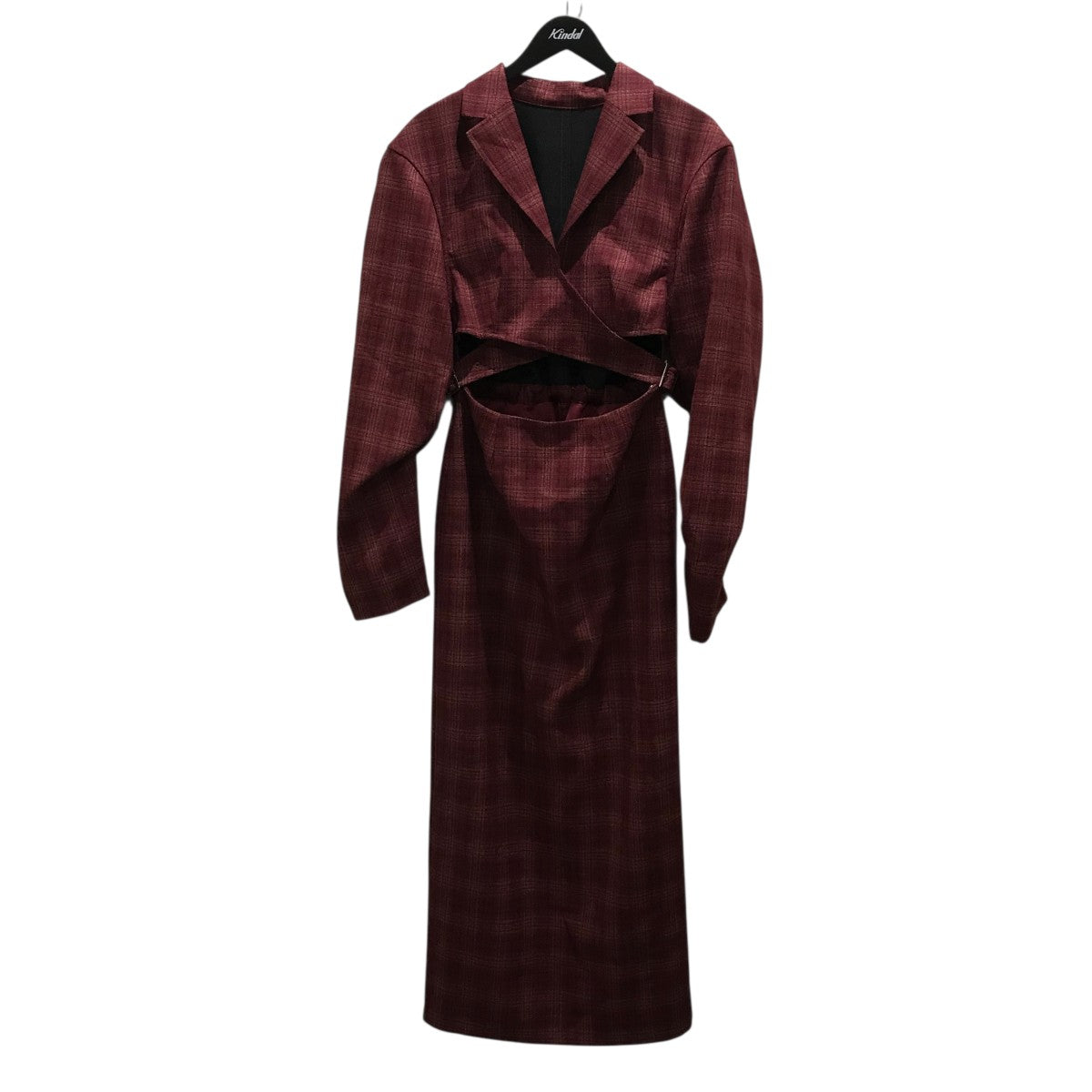 AMERI WAIST CROSS CHECK DRESS 先行限定　週末価格 WAIST CROSS CHECK DRESS