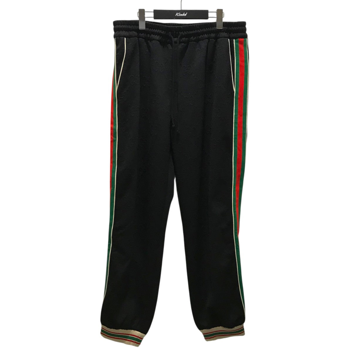 GUCCI(グッチ) GGジャガードスウェットパンツ663569 663569 ブラック