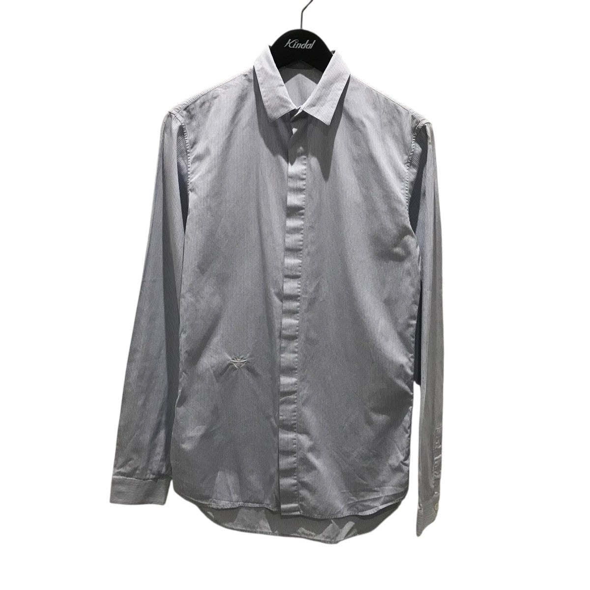 bee刺繍ストライプシャツ163C501B3389