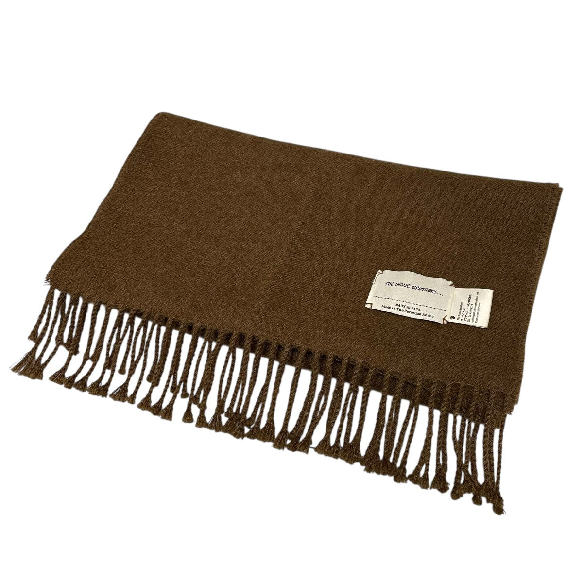 THE INOUE BROTHERS(ザイノウエブラザーズ) BABY ALPACAマフラー