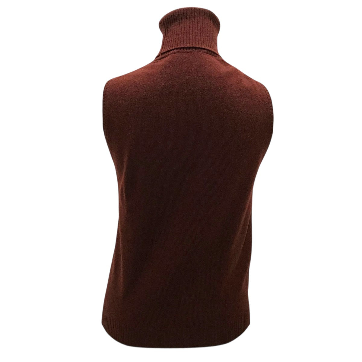 ノースリーブタートルネックニット