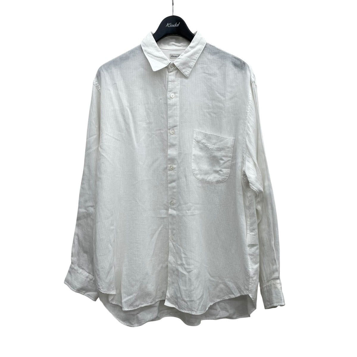 CCピケストライプレギュラーコットンシャツ8111-1-491071