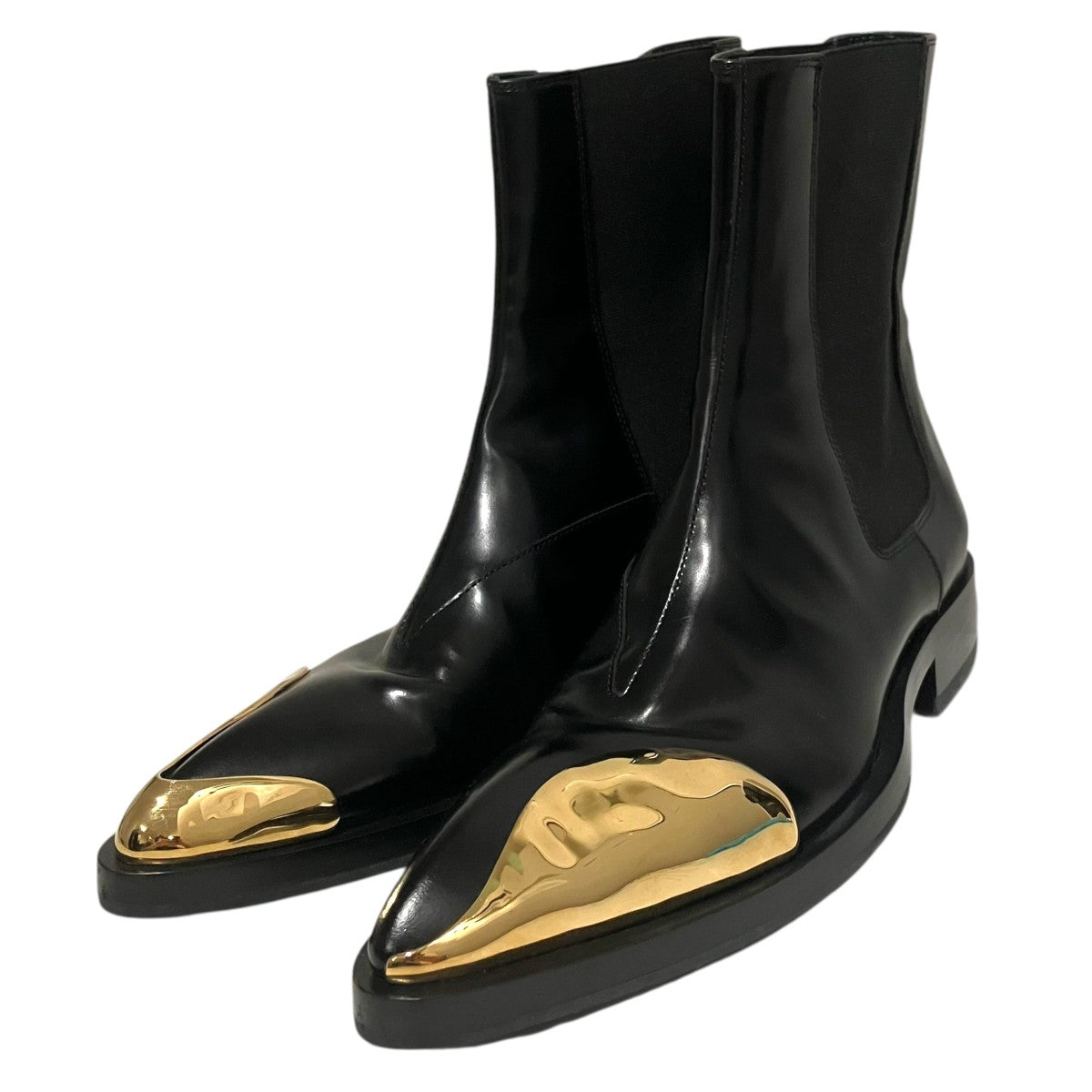 JIL SANDER(ジルサンダー) メタルトゥサイドゴアブーツ ブラック