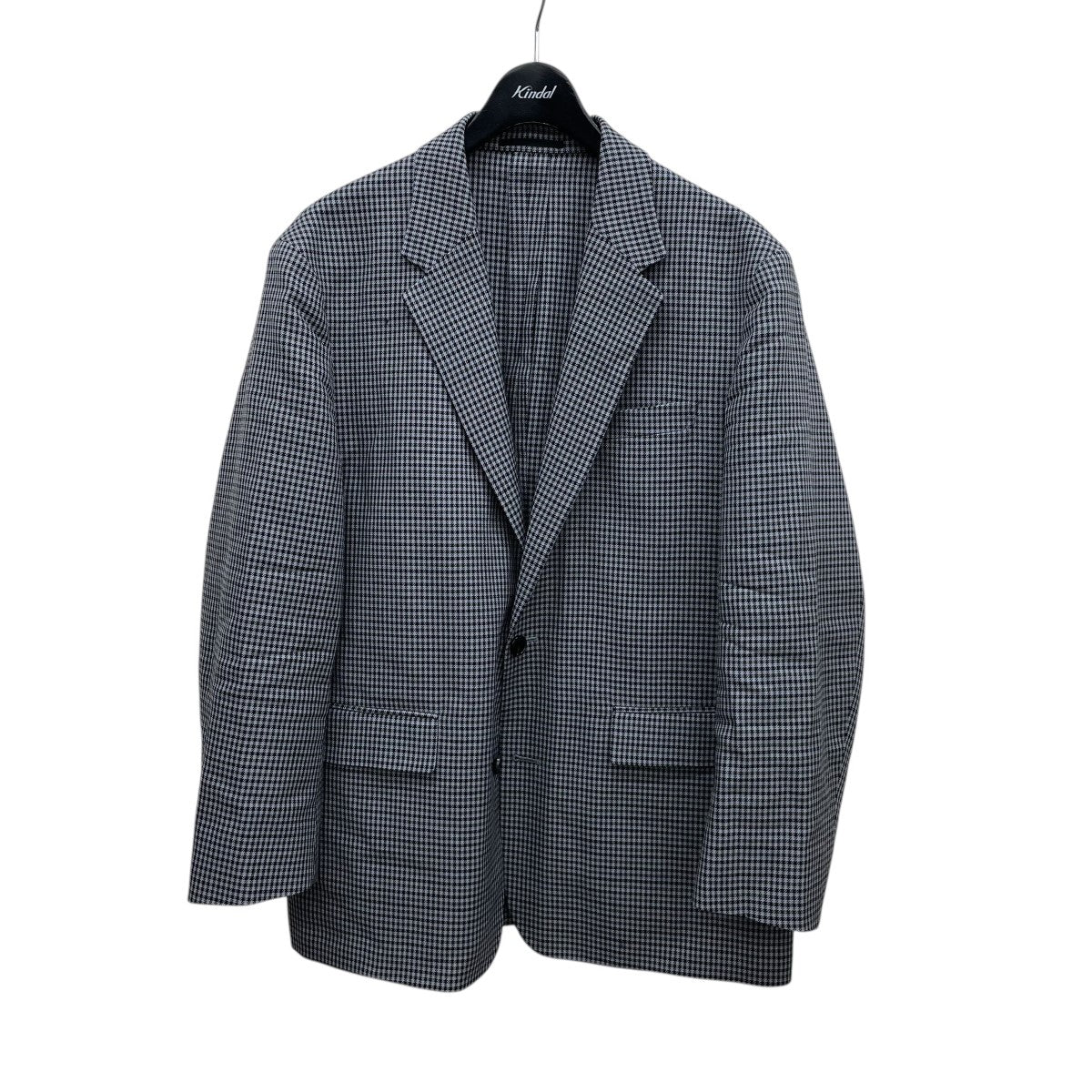 WOOL CHECK BOXY 2B JACKETテーラードジャケット5522-2-000004
