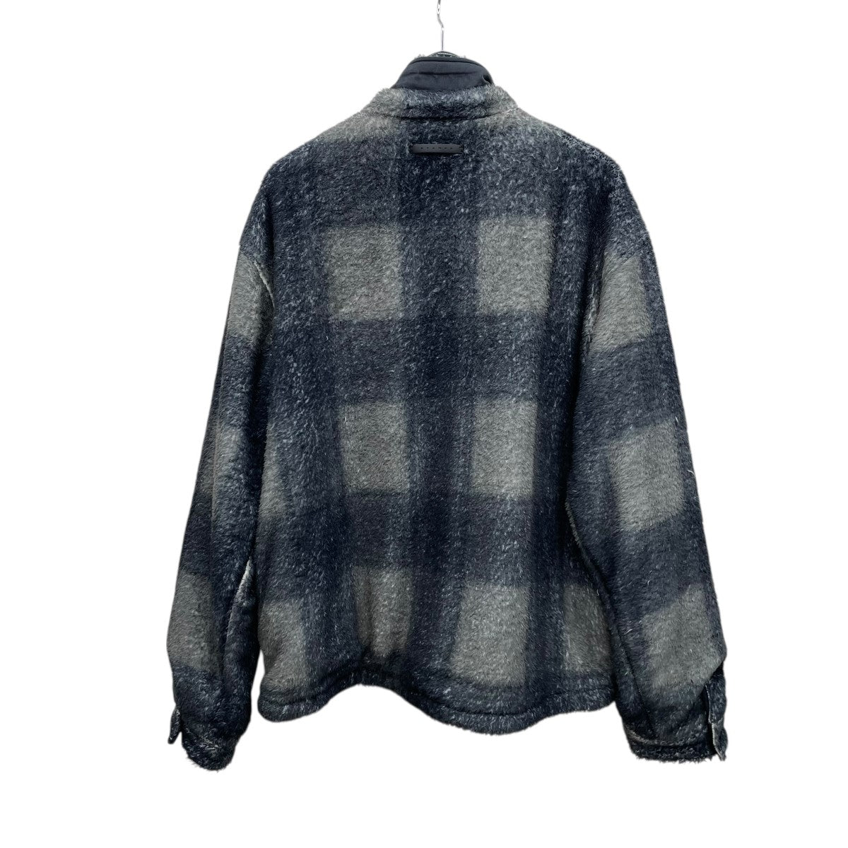 Plaid Cropped Sherpa Buttondownボアジャケット