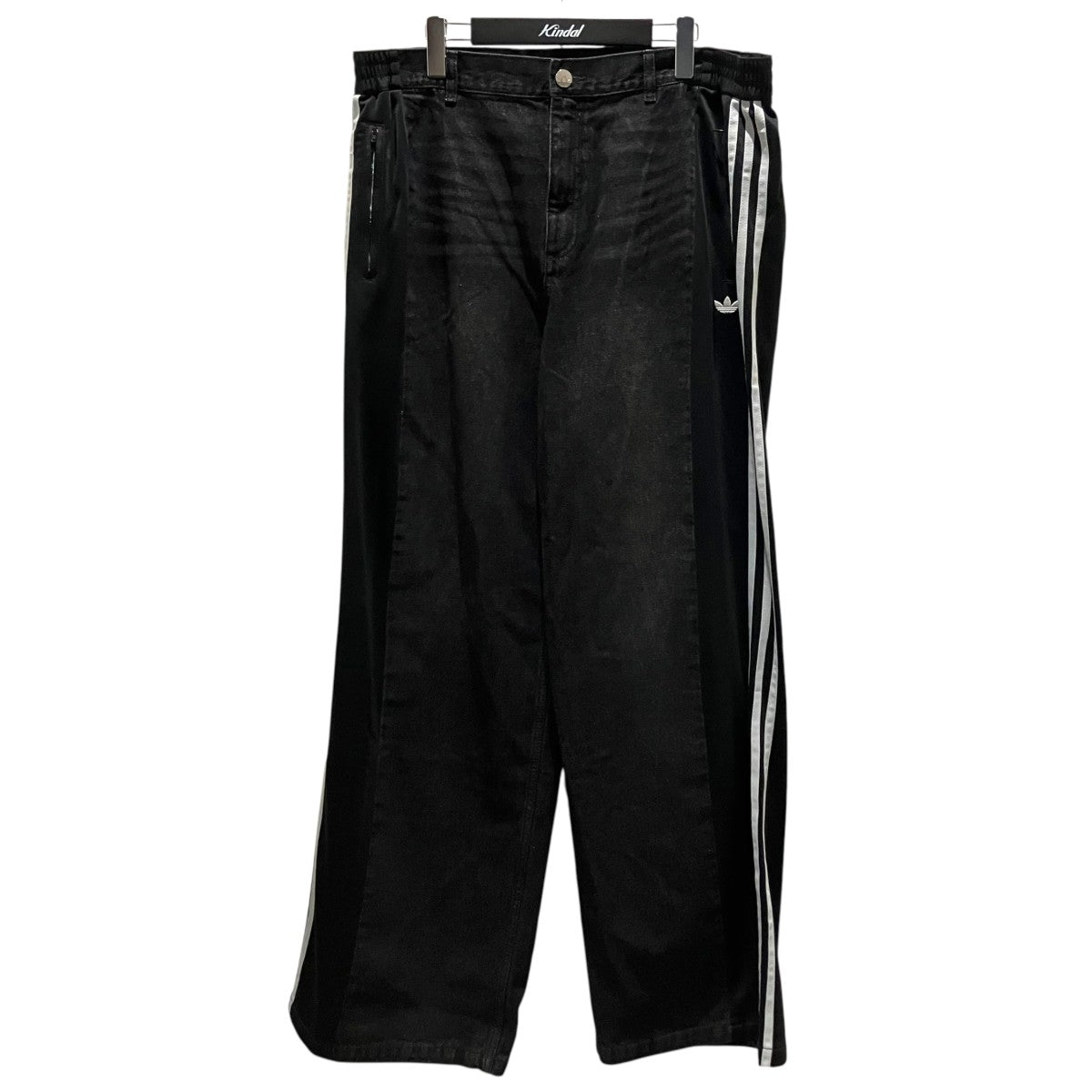 adidas(アディダス) ドッキングデニムパンツKF2319 KF2319 ブラック