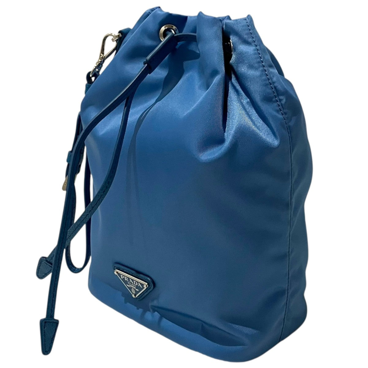 PRADA(プラダ) 【Re-Nylon ポーチ】巾着バッグ1NS369 1NS369 スカイ