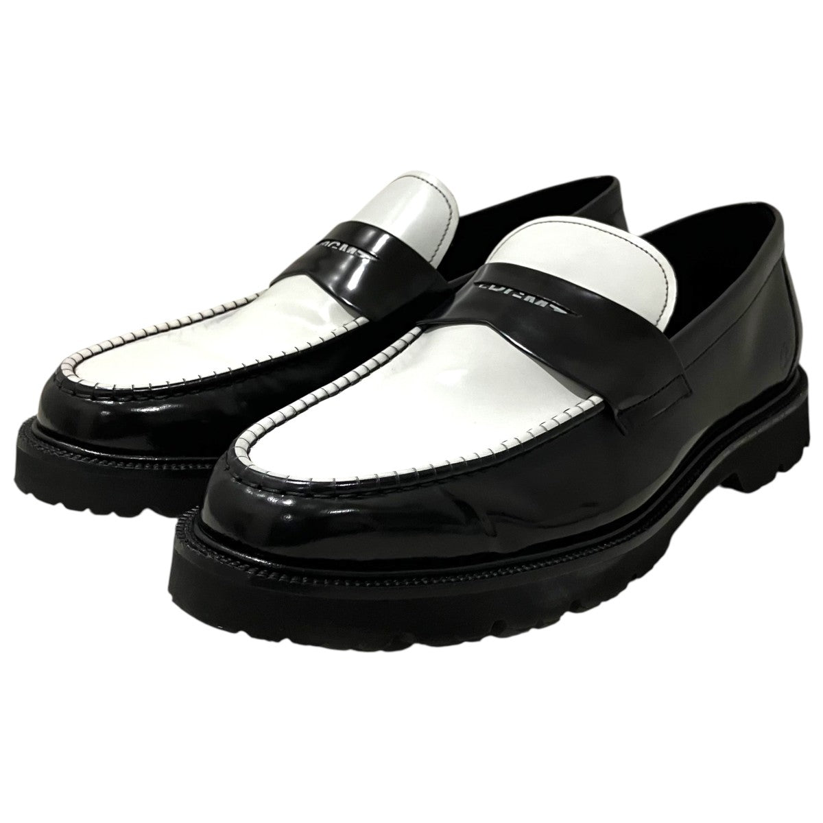 FRAGMENTS×COLE HAAN ローファーC38640 C38640 ブラック×ホワイト
