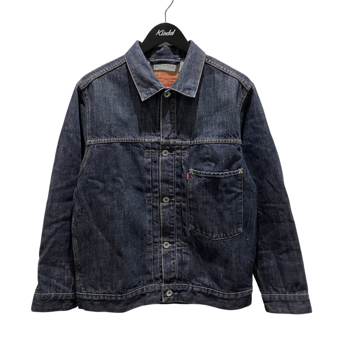 大戦モデル Levi’s70501 1st復刻デニムジャケット 実寸XL#732 LEVI'S(リーバイス) 00sユーロ企画 ボタン裏T-30 【1st 大戦モデル復刻
