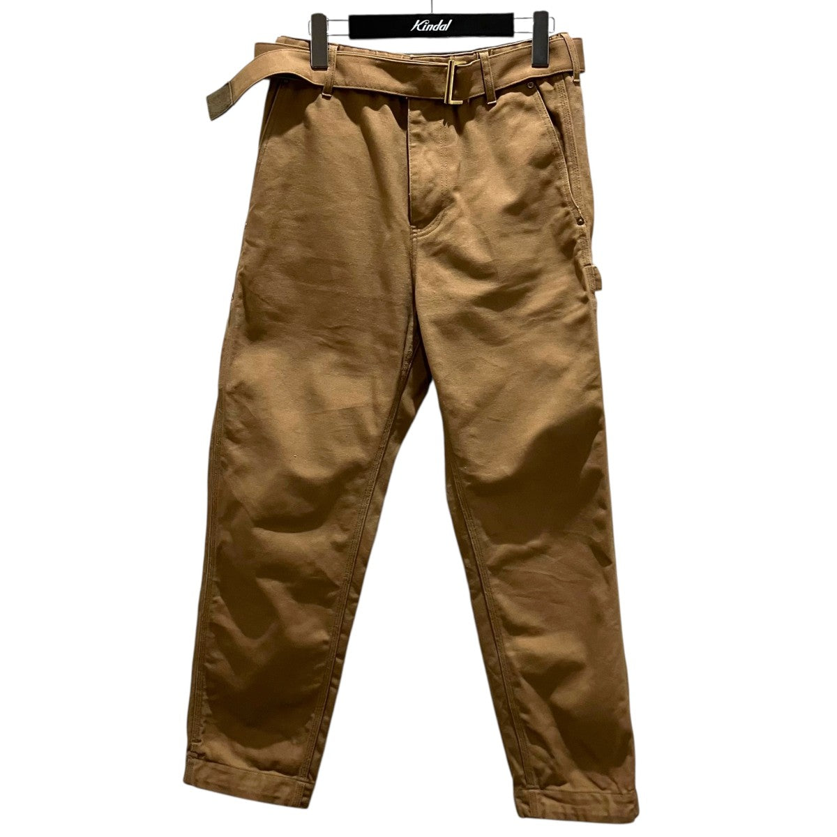 sacai×CARHARTT WIP 23AWワークパンツ23-0555S 23-0555S ブラウン