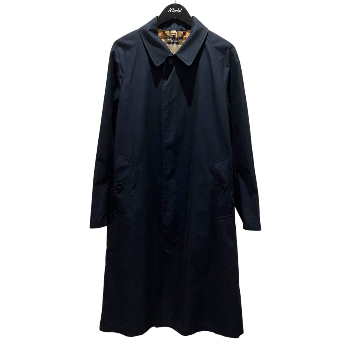 BURBERRY(バーバリー) ステンカラーコート ネイビー サイズ 46｜【公式