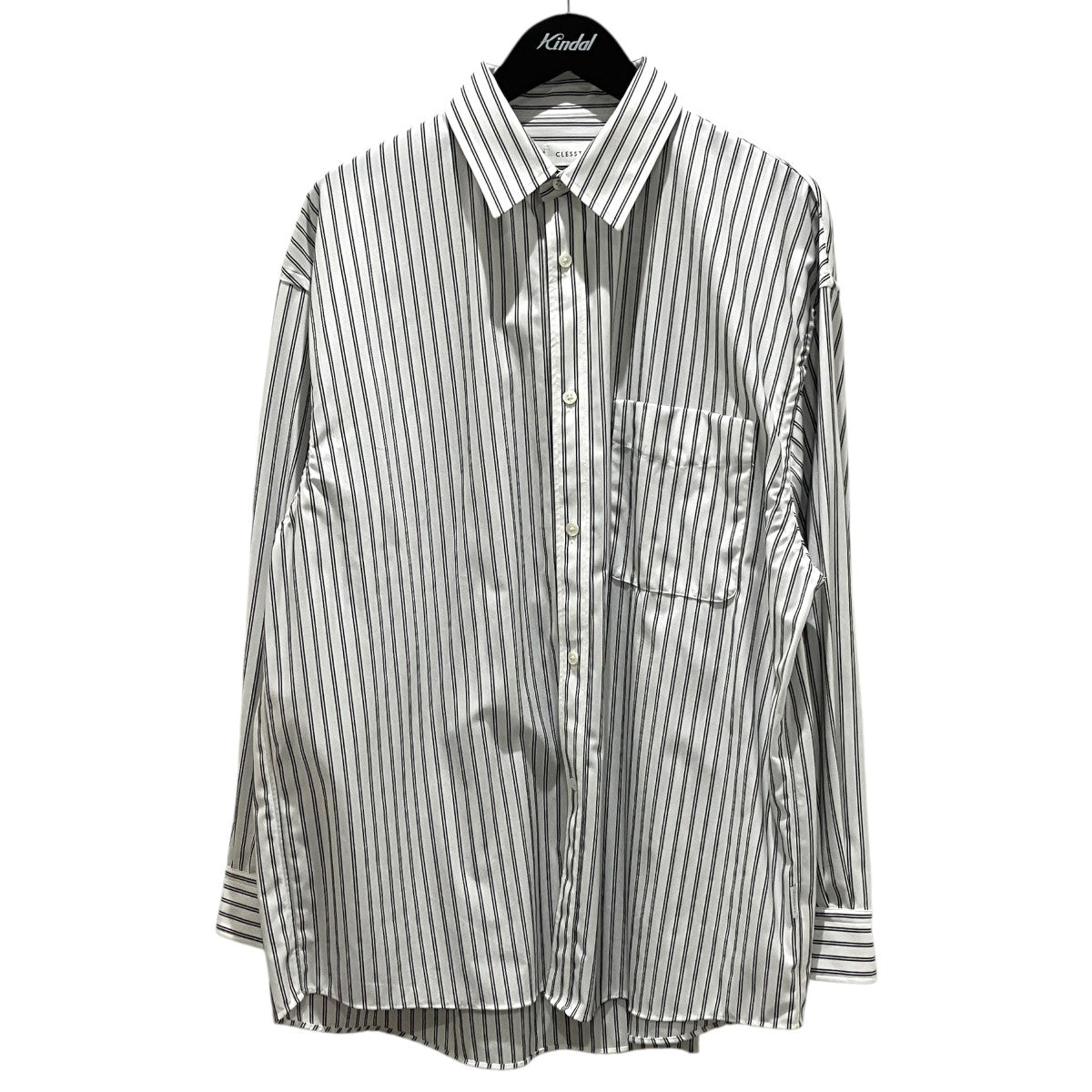 CLESSTE(クレスト) 26SS【46G KNIT EVERYDAY L／S SHIRT】ストライプ
