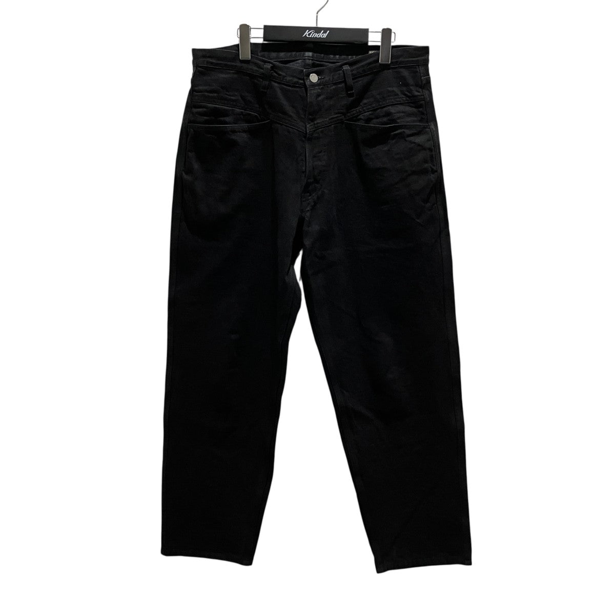 COMOLI コモリ　ブラック デニム テーパード パンツ　25aw COMOLI(コモリ) 25AWブラックデニム テーパードパンツC03-03005 C03