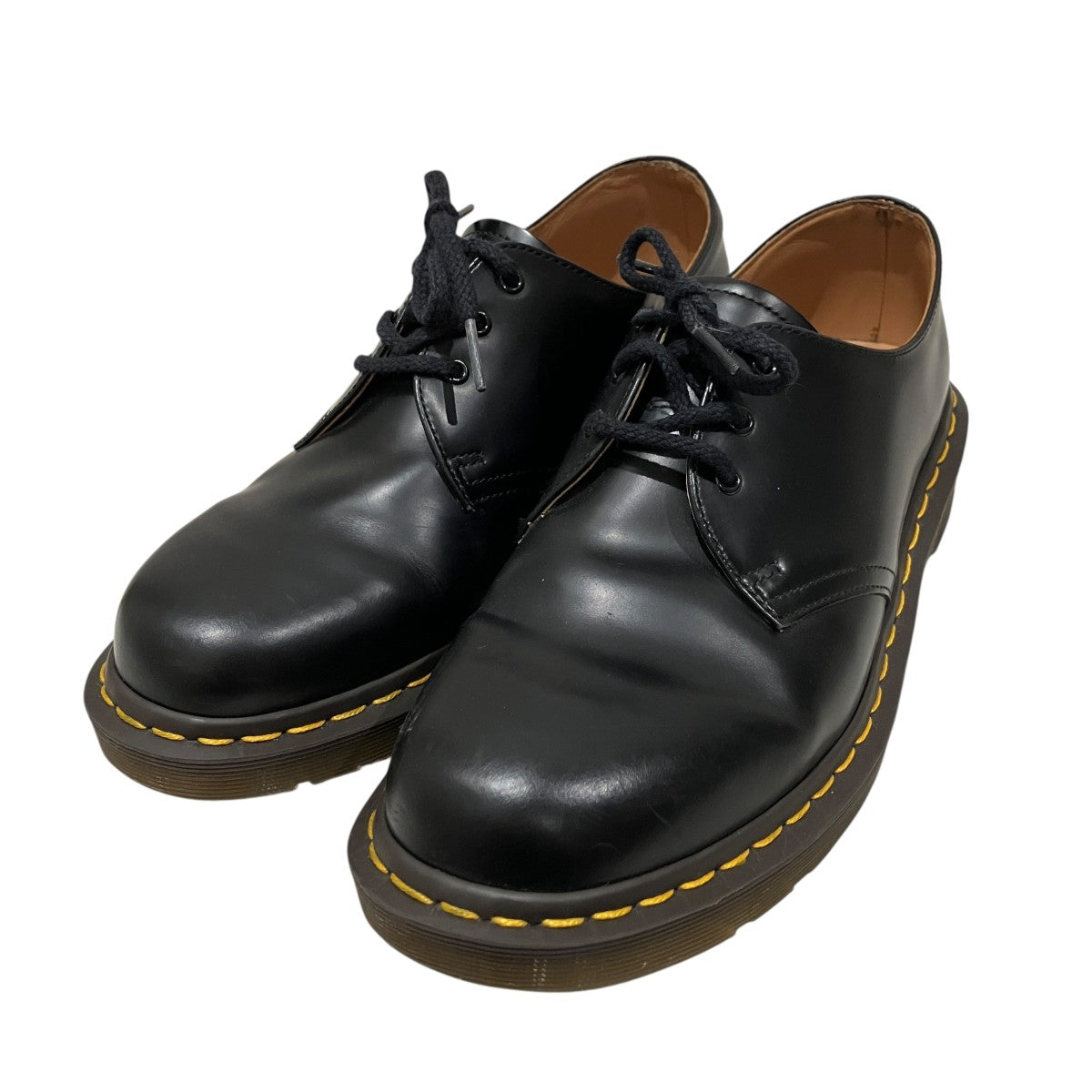 Dr. Martens HOMME DEUX ブラックレザー COMME des GARCONS HOMME DEUX×Dr．Martens 3ホールレザーシューズ
