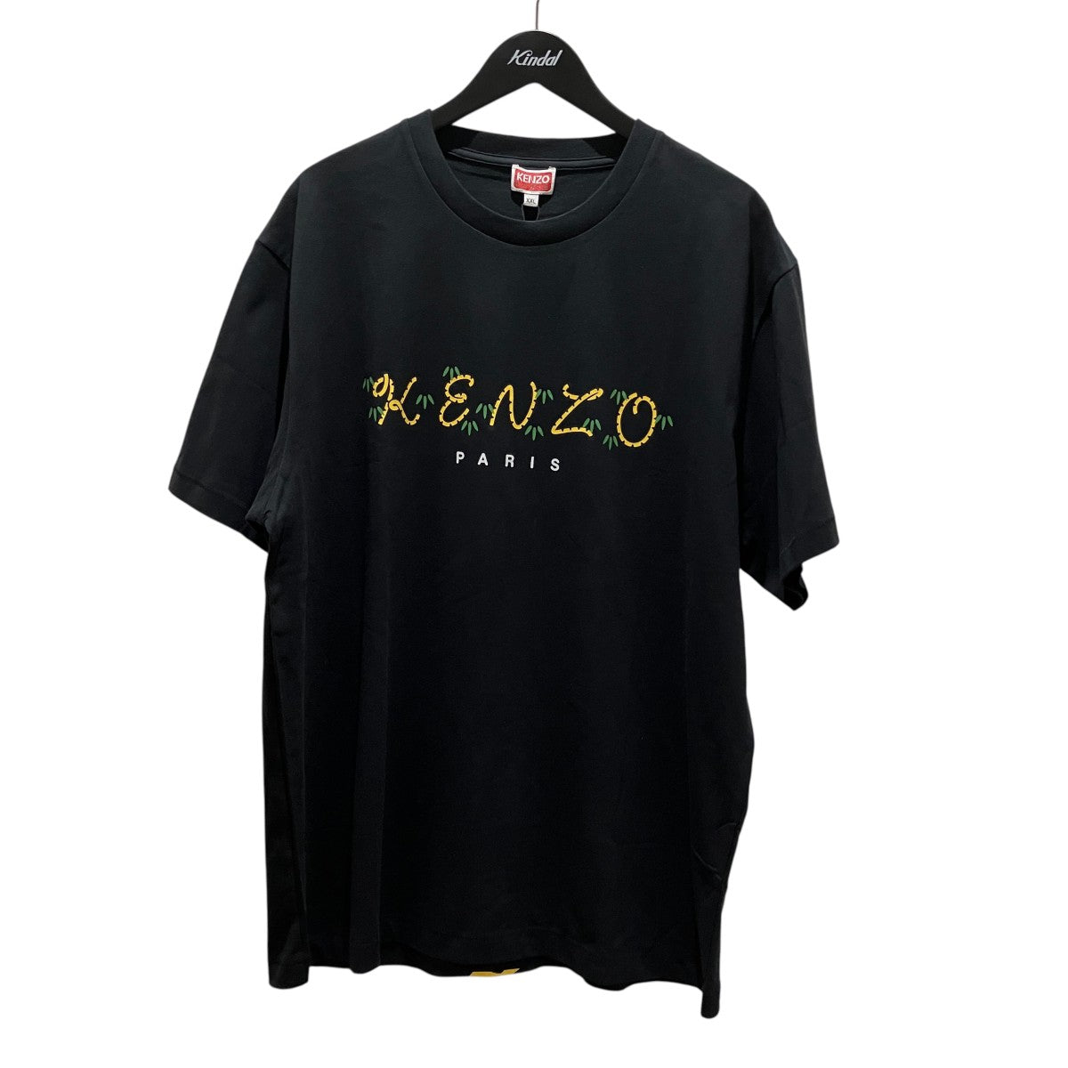 新品未使用 【KENZO】リンガーTシャツ KENZO(ケンゾー) プリントTシャツFC55TS407CSL FC55TS407CSL ブラック