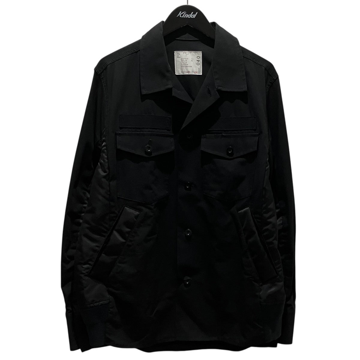 sacai(サカイ) ドッキングシャツSCM-040 SCM-040 ブラック サイズ 3