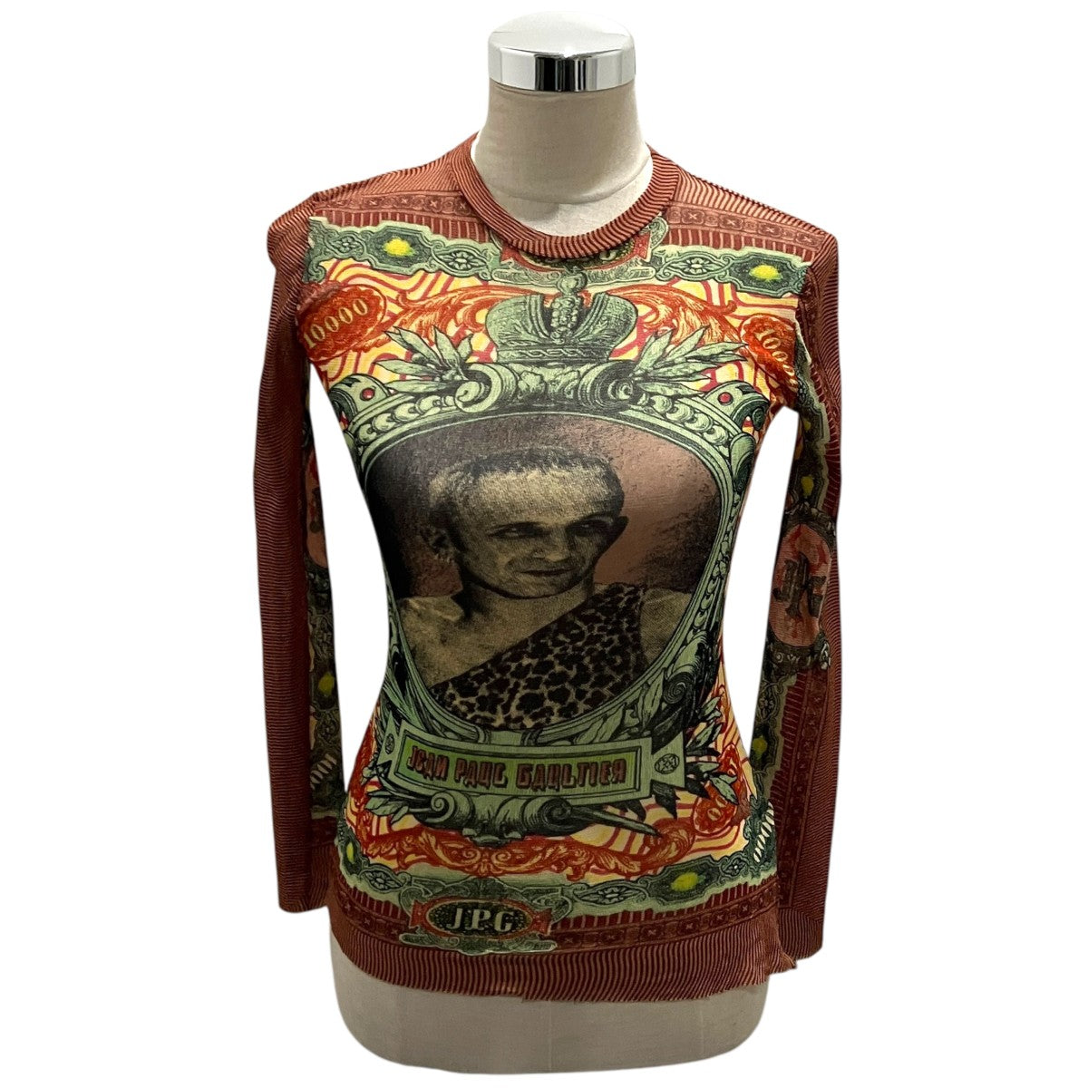 Jean Paul GAULTIER MAILLE 手形プリント 長袖 Jean Paul GAULTIER MAILLE(ジャン・ポール・ゴルチエ・マイユ) パワー