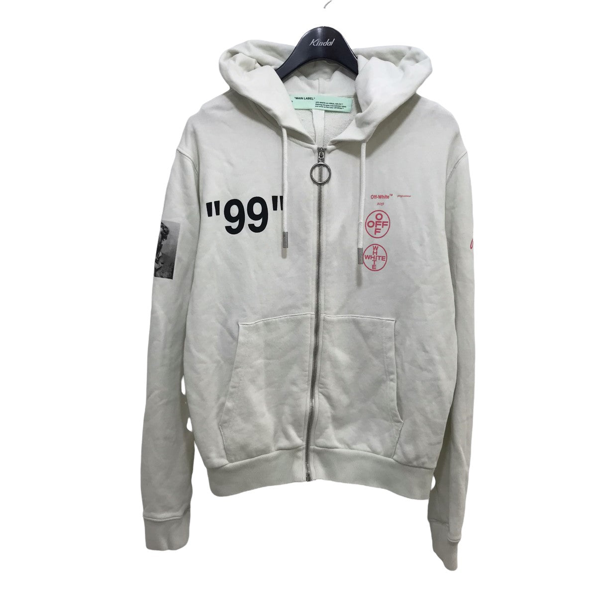 OFF WHITE(オフホワイト) 「BOAT ZIPPED HOODIE」ジップパーカー ...