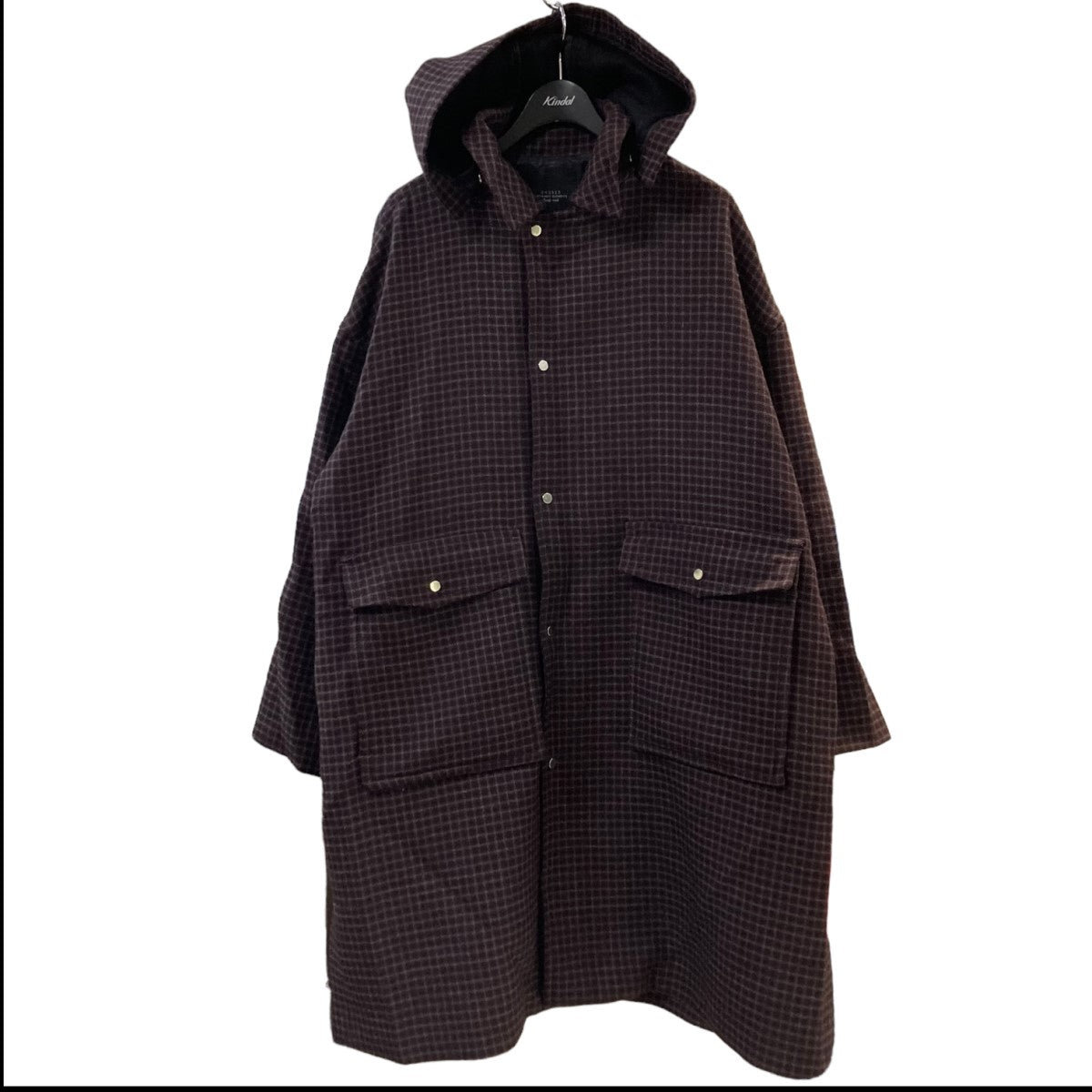 UNUSED(アンユーズド) 「Gun-Club Check Coat」ガンクラブチェックコート US1307 ボルドー サイズ  3｜【公式】カインドオルオンライン ブランド古着・中古通販【kindal】