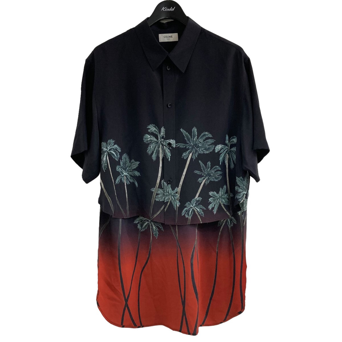 CELINE(セリーヌ) ｢ailcoat Shirt In Crepe De Chine｣テイルコート半袖 