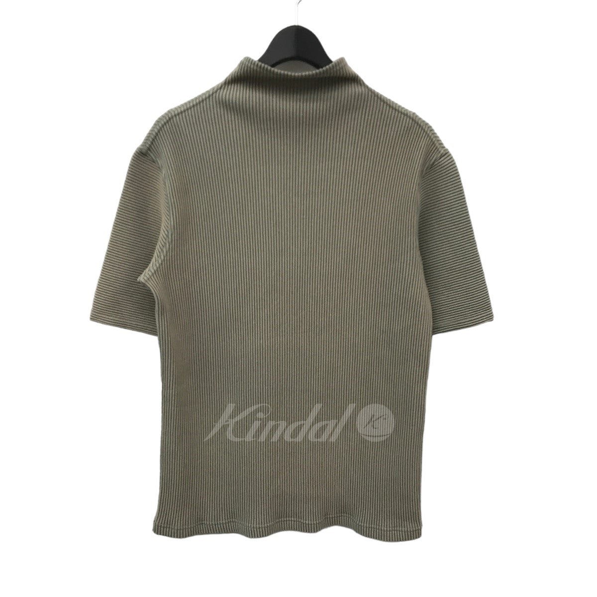 プリーツニットTシャツ