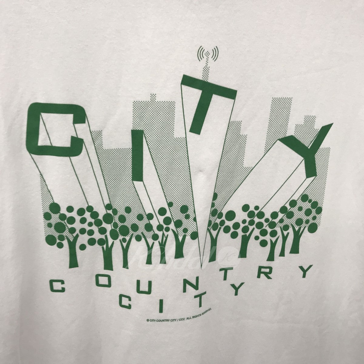 Cotton T-shirt CCC Records プリントTシャツ CCC-235T001