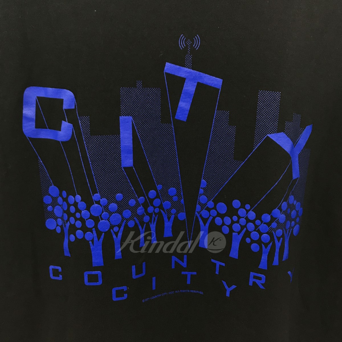 Cotton T-shirt CCC Records プリントTシャツ CCC-235T001
