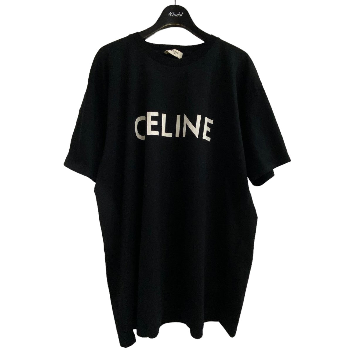 CELINE(セリーヌ) ルーズロゴプリントTシャツ 2X681501F ブラック サイズ 14｜【公式】カインドオルオンライン  ブランド古着・中古通販【kindal】